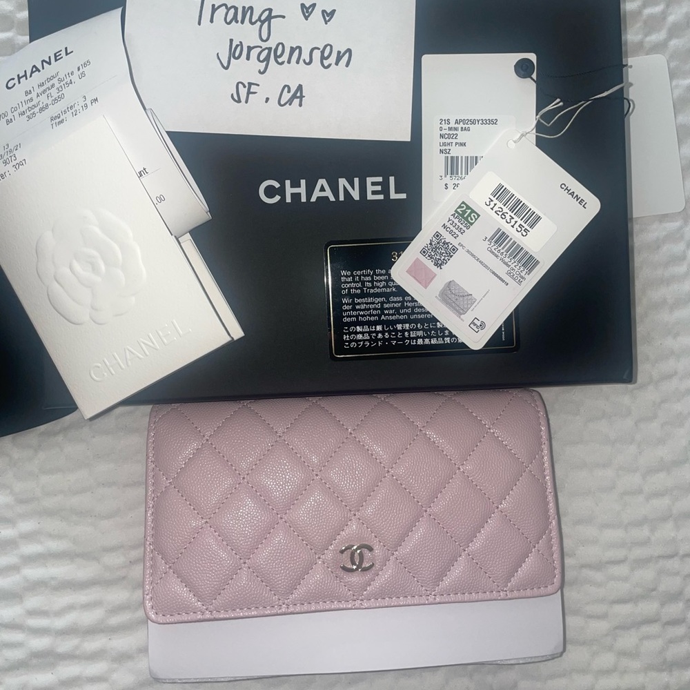 Chanel 21S Caviar WOC